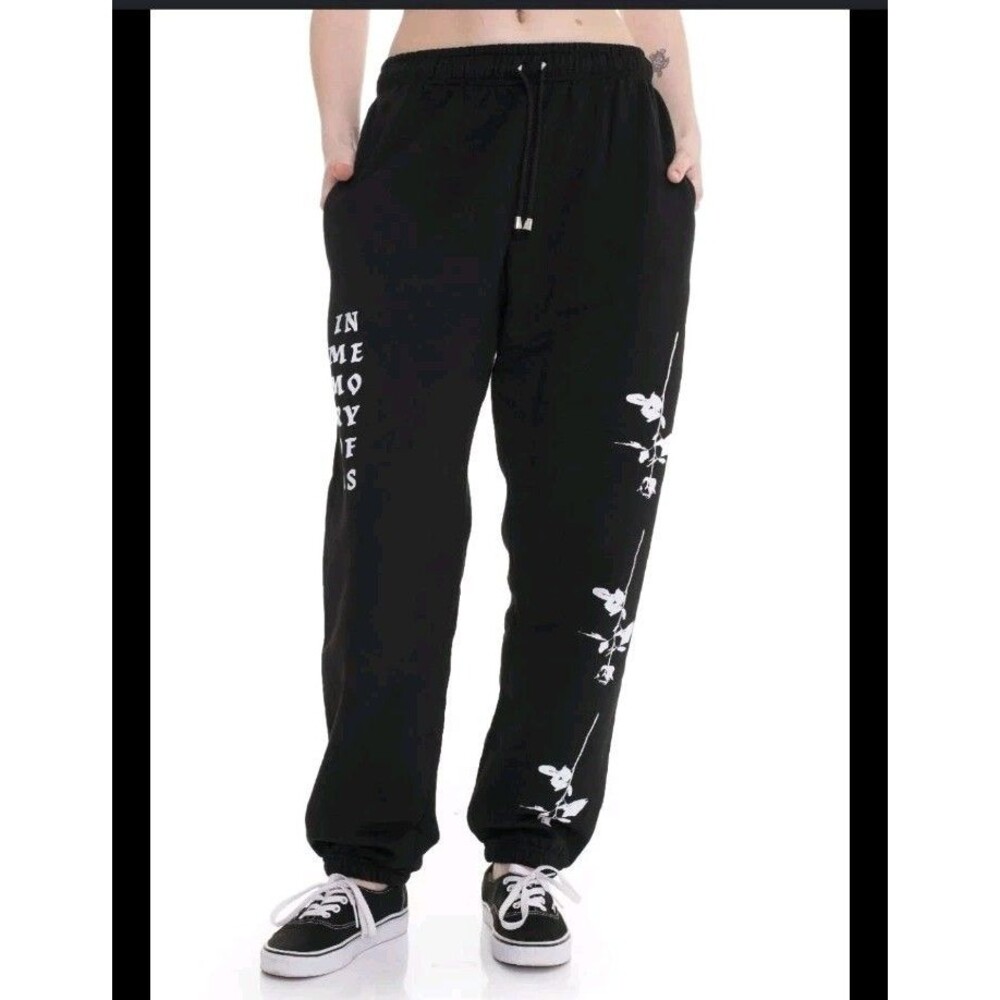 Authentic Mary Wyatt London Goth Alternative Graphic Joggers - Size S
